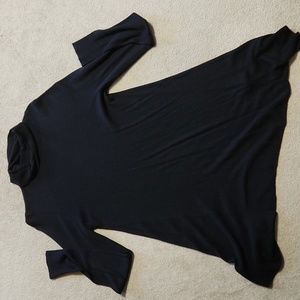 Apt. 9 Long Turtle Neck Sweater Cobalt Black - Medium